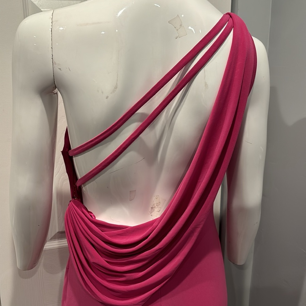 NWOT Ieena for Mac Duggal drape back gown - Picture 11 of 13